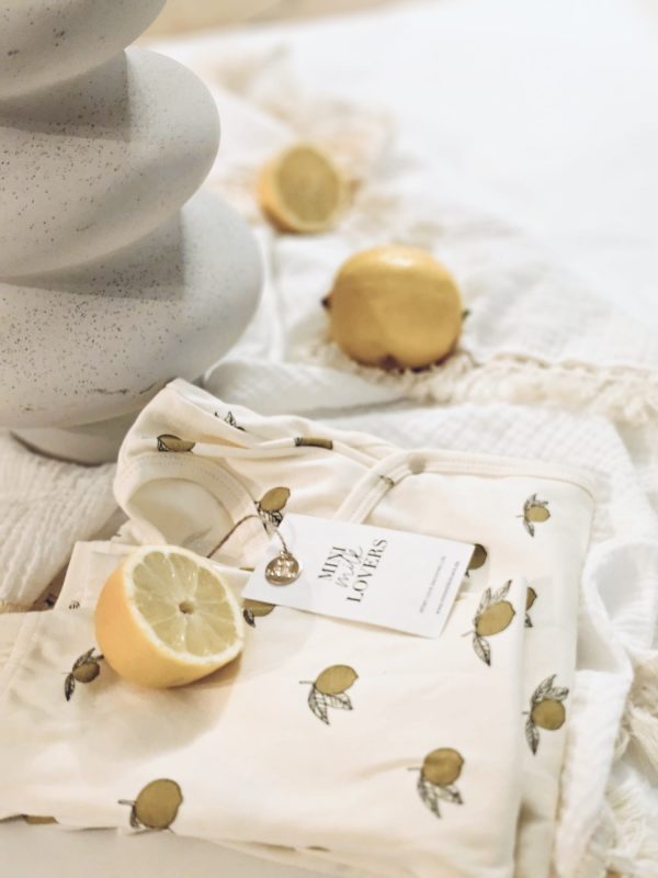 Bio Baumwoll Lemon Outfit – Bild 3