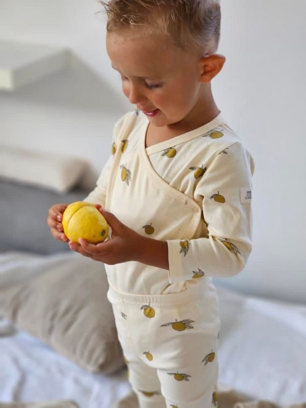 Bio Baumwoll Lemon Outfit – Bild 2