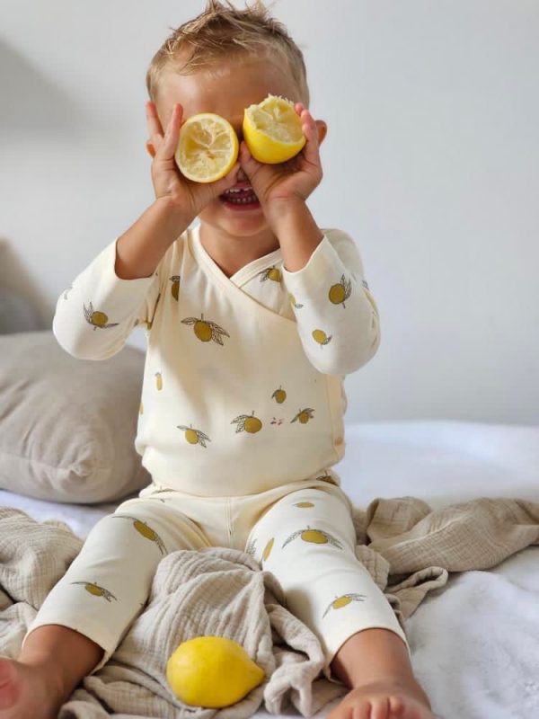 Bio Baumwoll Lemon Outfit