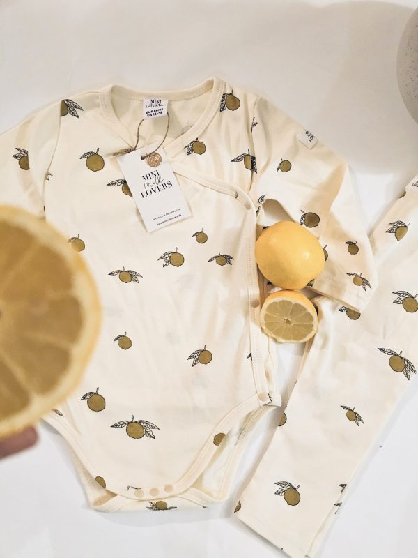 Bio Baumwoll Lemon Outfit – Bild 4