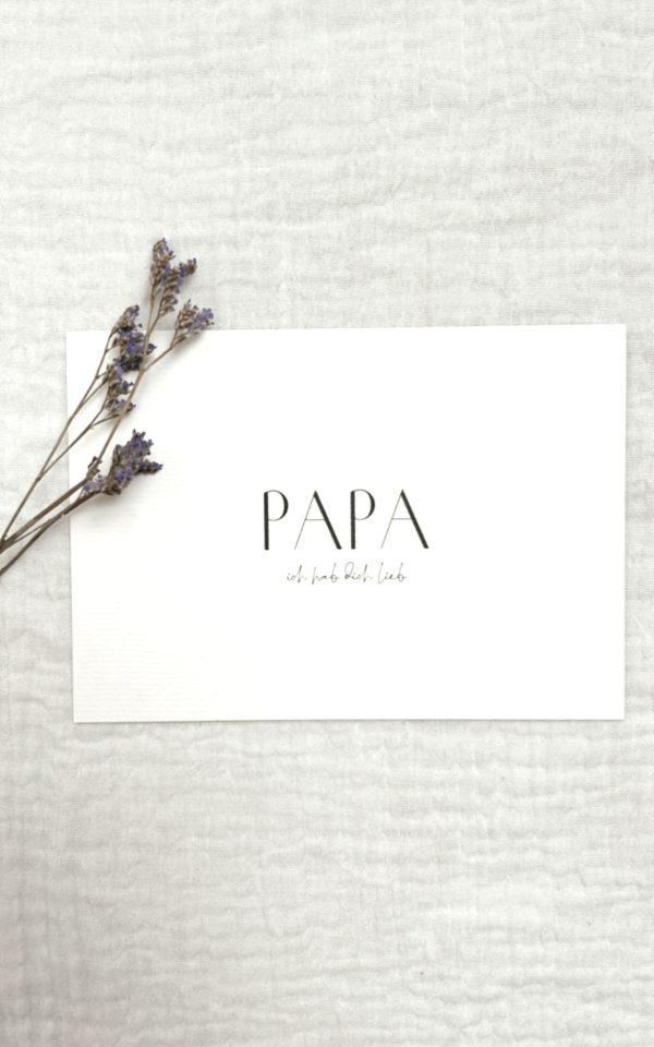 Papa ich hab Dich lieb