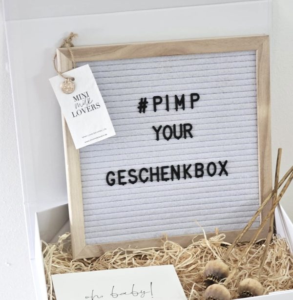 # Pimp your Geschenkbox (Geschenkboxen selbst gestalten)