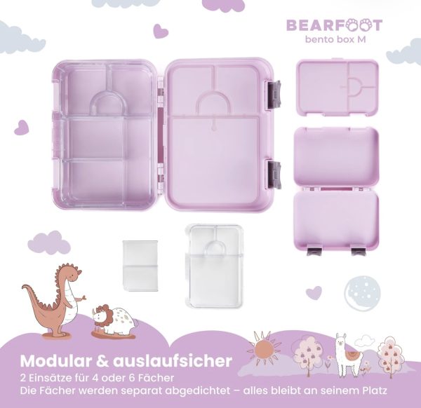 Kinder Brotdose, Bento Lunchbox Lama – Bild 5
