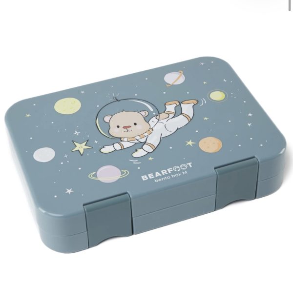 Kinder Brotdose, Bento Lunchbox Bär im Weltall