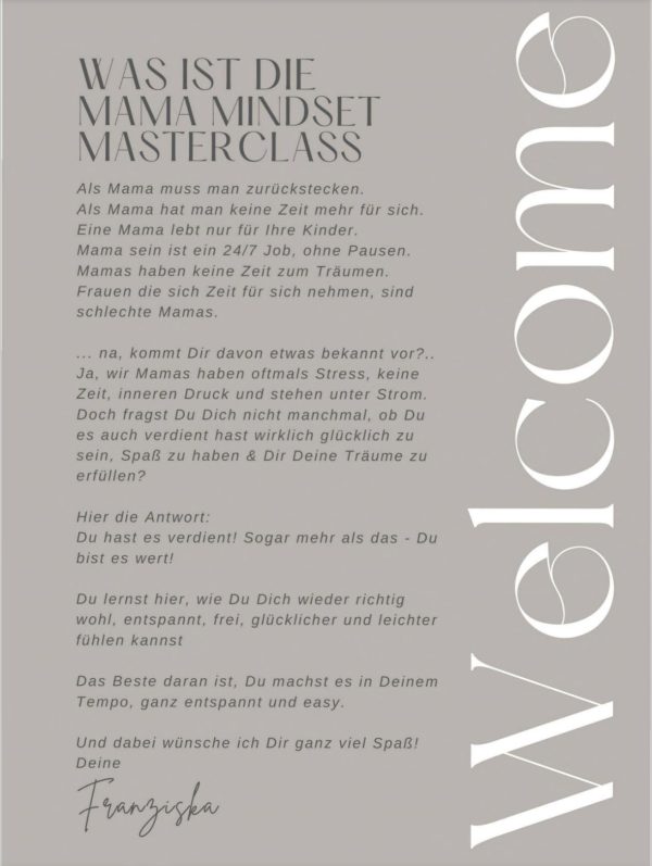 Mama Mindset Masterclass Buch – Bild 3
