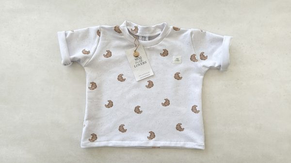 Croissant T-Shirt Offwhite – Bild 3