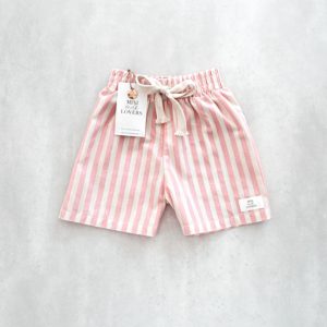 Sommer Shorts Rosa gestreift