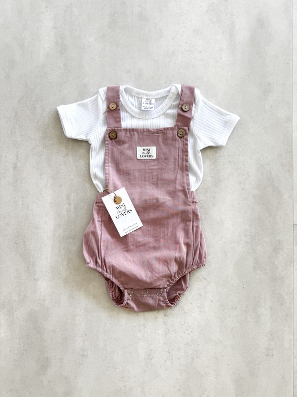 Kurze Latzhose Berry – Bild 3