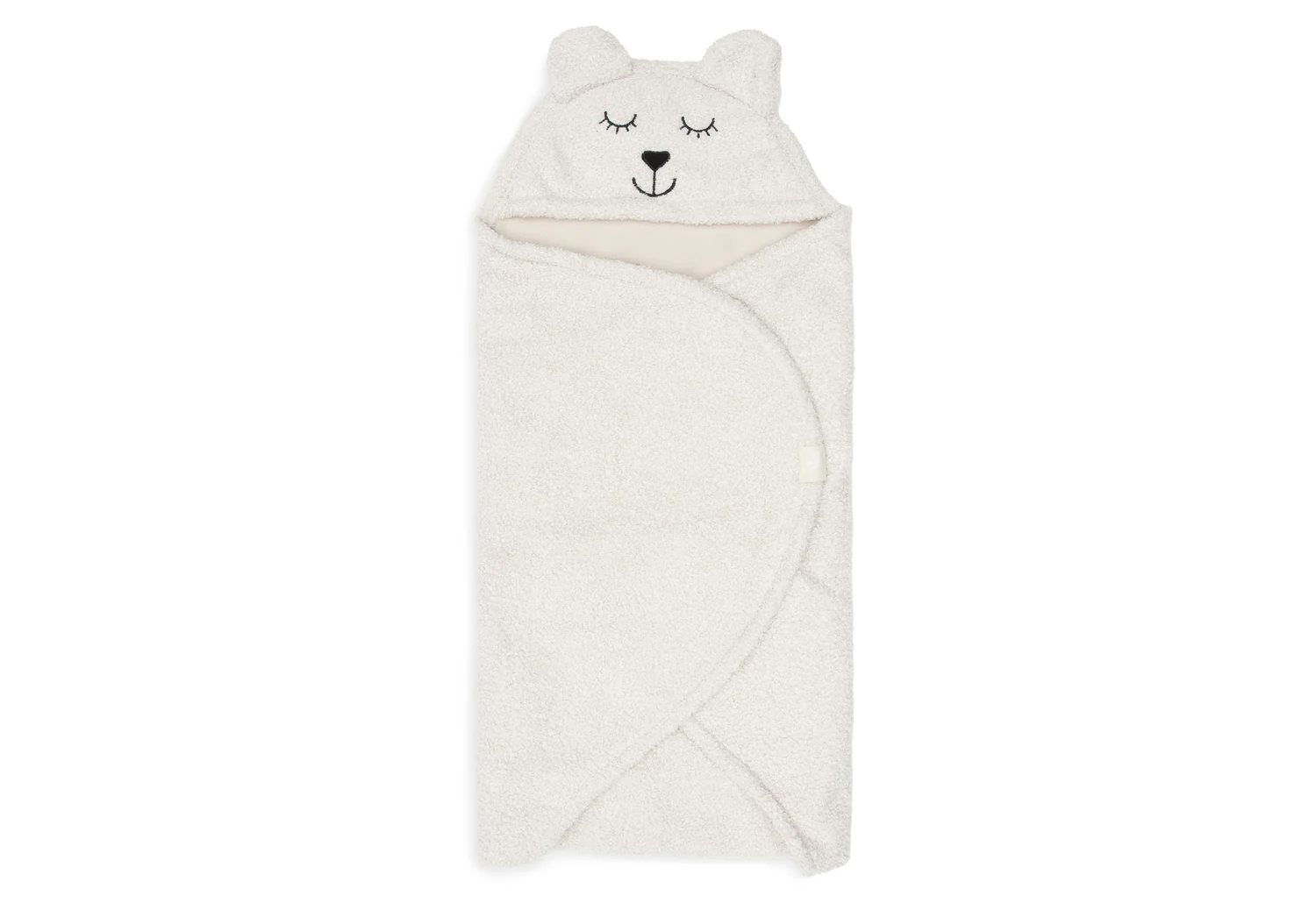 Einschlagdecke aus Bio Baumwolle, Bear Boucle für Maxi Cosi, Biscuit & Oatmeal – Bild 5