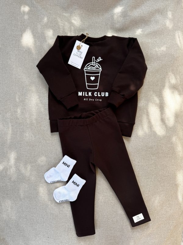 Milk Club Sweater in Chocolate Brown – Bild 3