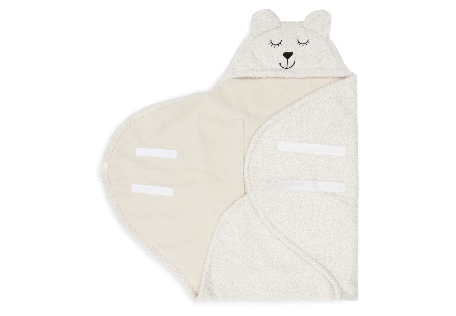 Einschlagdecke aus Bio Baumwolle, Bear Boucle für Maxi Cosi, Biscuit & Oatmeal – Bild 9